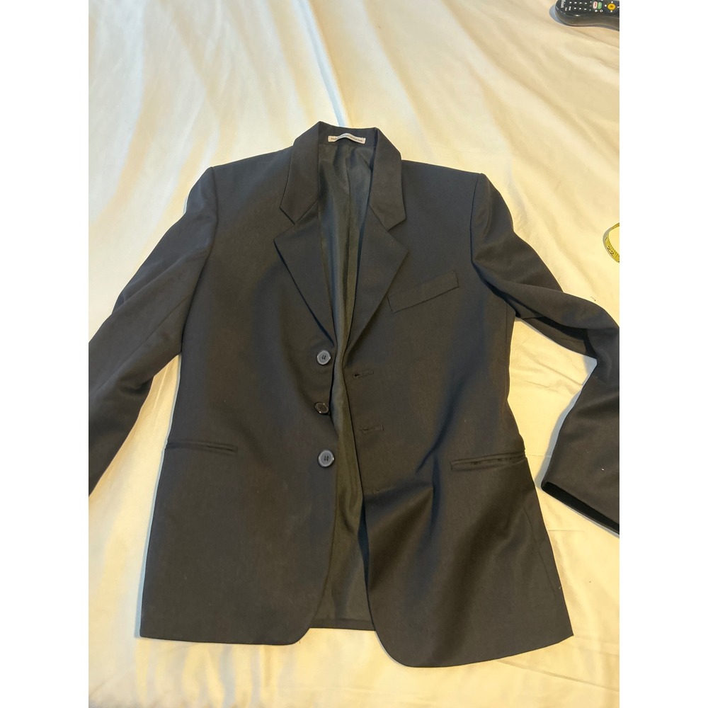 Perry Ellis Portfolio Boys Tyler Black Blazer Suit Jacket Size 16 ML250205